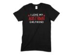 Herren Österreich Valentinstag T-Shirt – Herz-Design, Austria Pride, Rotes Freizeitshirt